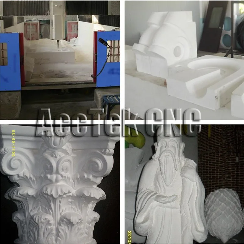 Hot sale 4 axis machine AKM1325-4AXIS  3d wood carving cnc router
