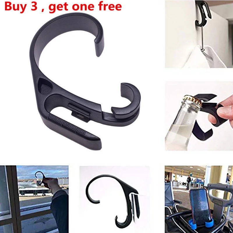5-in-1 Multi-Tools for Travel, Steam Clip, Hanging Hook,Bottle Opener,Phone Stand,Thread/Tag Cutter,Hanger