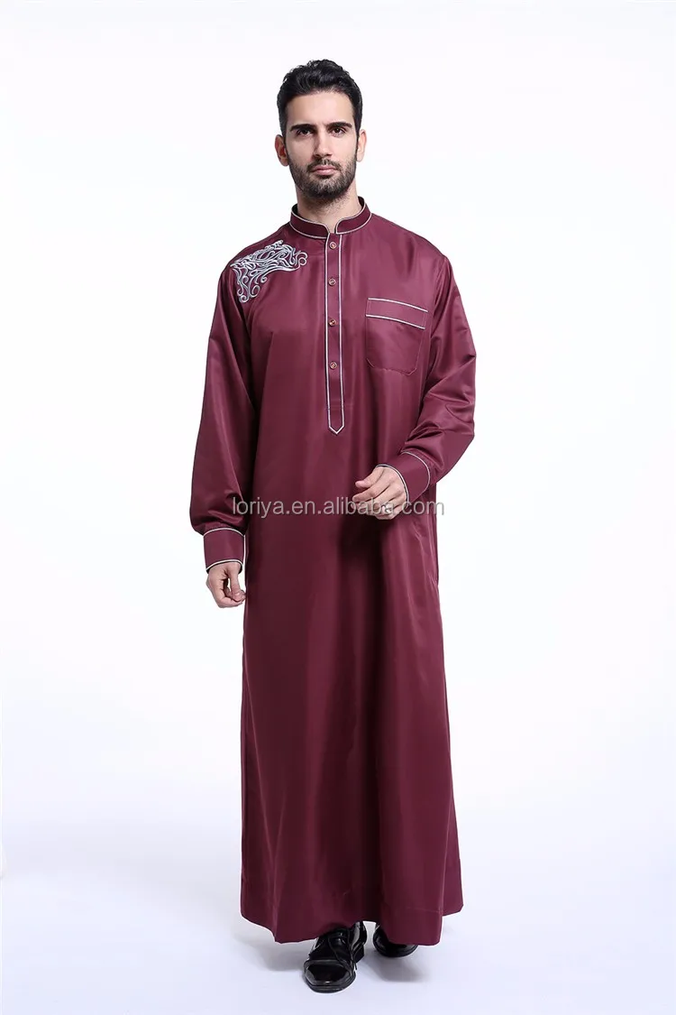 High Quality Mens Arabic Robe/thobe/jubah Cotton Middle 