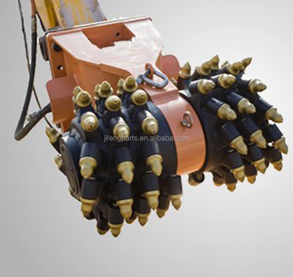 Rotary Drum Cutters With Transverse Cutting Heads (standard) Brush
