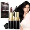 Professional Hair Chalk Lipstick Hair Color Pen Non-toxic Shea Butter In Cover White Crayon Temporary Hair Dyeing