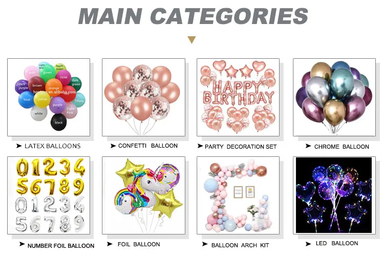 Party&wedding high quality Metal balloon colorful peal metallic latex balloons decoration Chrome balloons