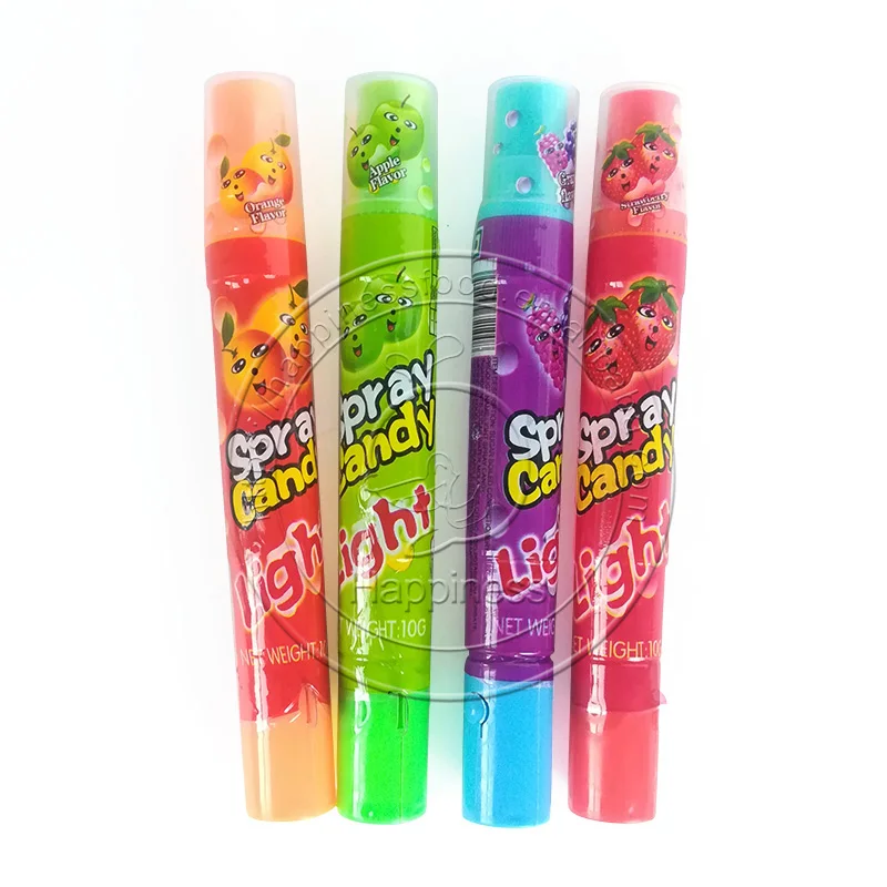 Sweet Liquid Fruity Colorful Light Spray Candy Buy Light Spray Candy