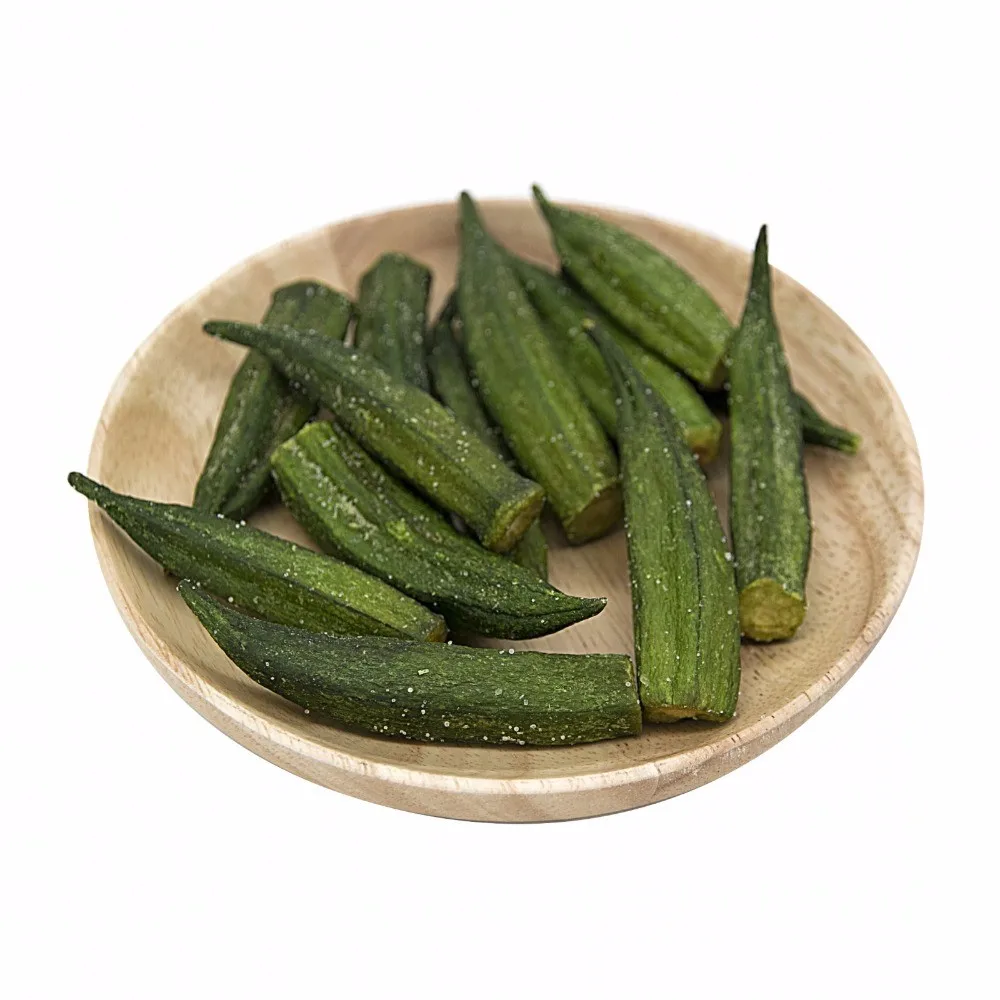 Ttn Wholesale Dried Vegetable Okra Chips Nutrition Buy Okra Nutrition