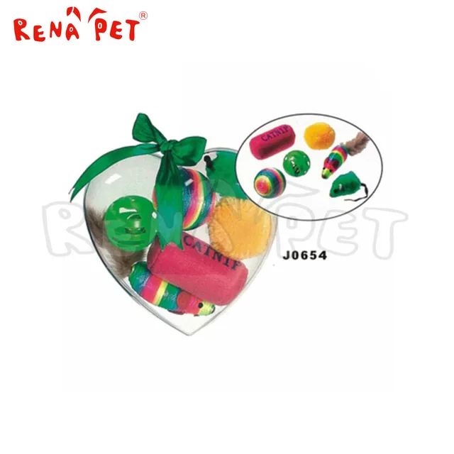 factory price hot sale mini breathing cat pet toys set