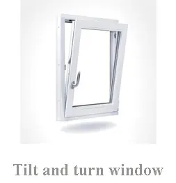 Exterior PVC sliding glass door for balcony