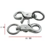 207# Ring end Metal strap snap hook for bag accessories
