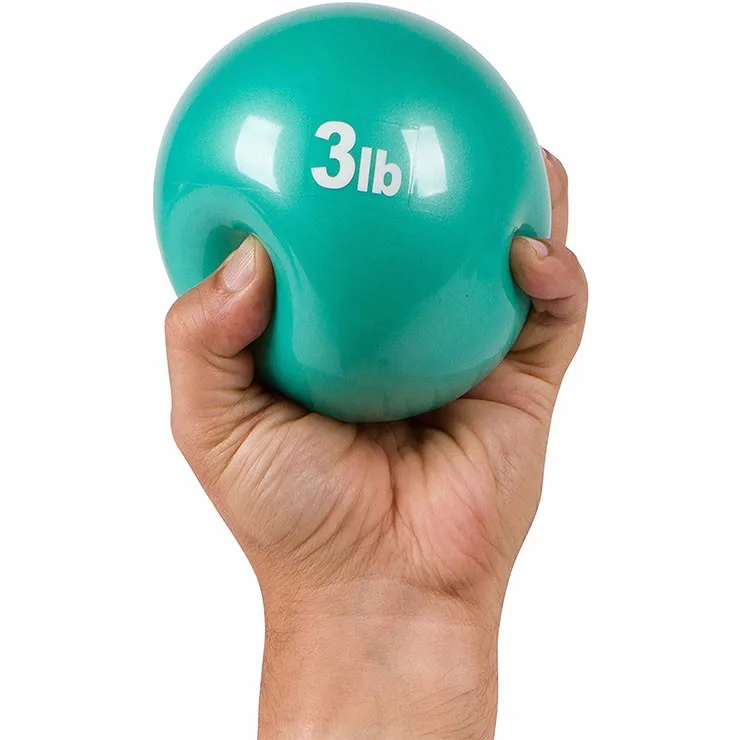Manufacturer Soft Pvc Sand Hand Weight Ball Toning Ball Fitness