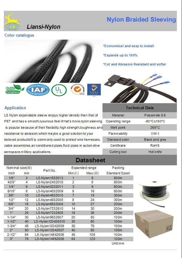 Expandable Braided Sleeving /nylon Sleeve Protective Hose Buy Braided