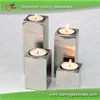 bamboo joint stainless steel tealight candle holder sets