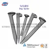 carbon steel Dog spike fastening system /railway track spike
