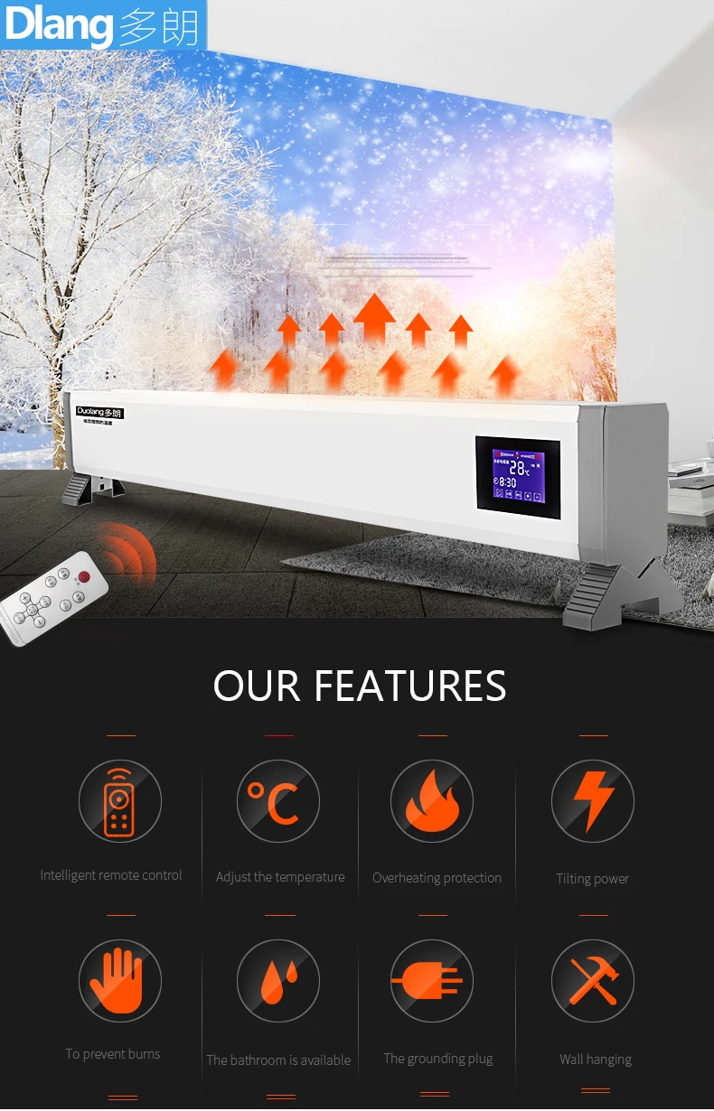 Home heater variable-frequency yoga room use energy-saving electric heater