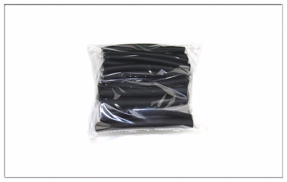 Lddq 53pcs Heat Shrinkable Tube Black Kit 3:1 Adhesive Glue Guaina ...