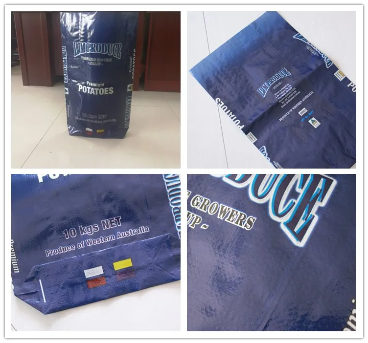 Lamination PP woven bag 50kg fertilizer maize agriculture plastic bags