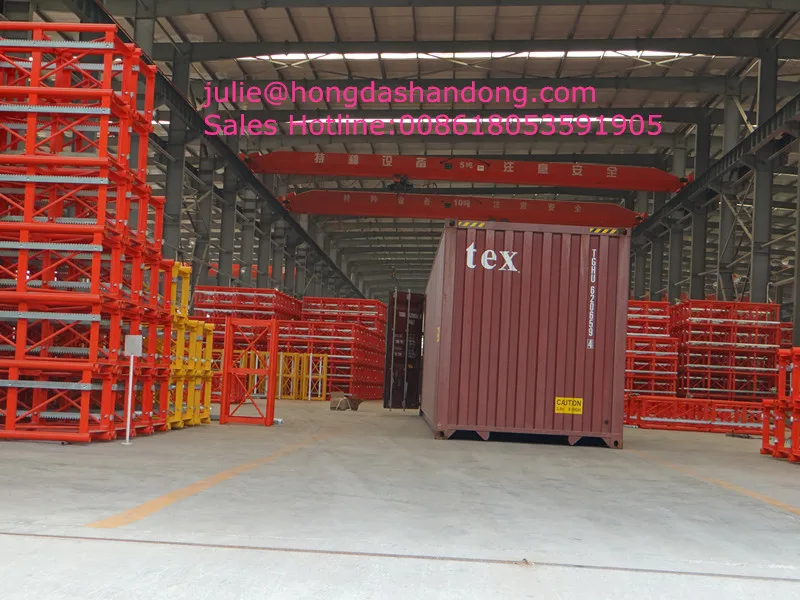 SHANDONG HONGDA SCD200 200 double cages Construction Elevator