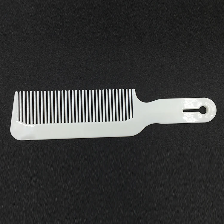 22cm White Plastic Professional Flat Top Barber Comb - Buy Flat Top ...