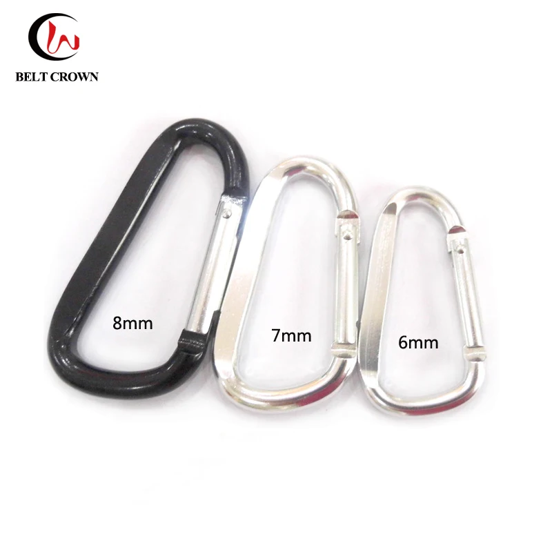 6cm Aluminum Locking Mini Carabiner Clip For Key Ring Buy Round