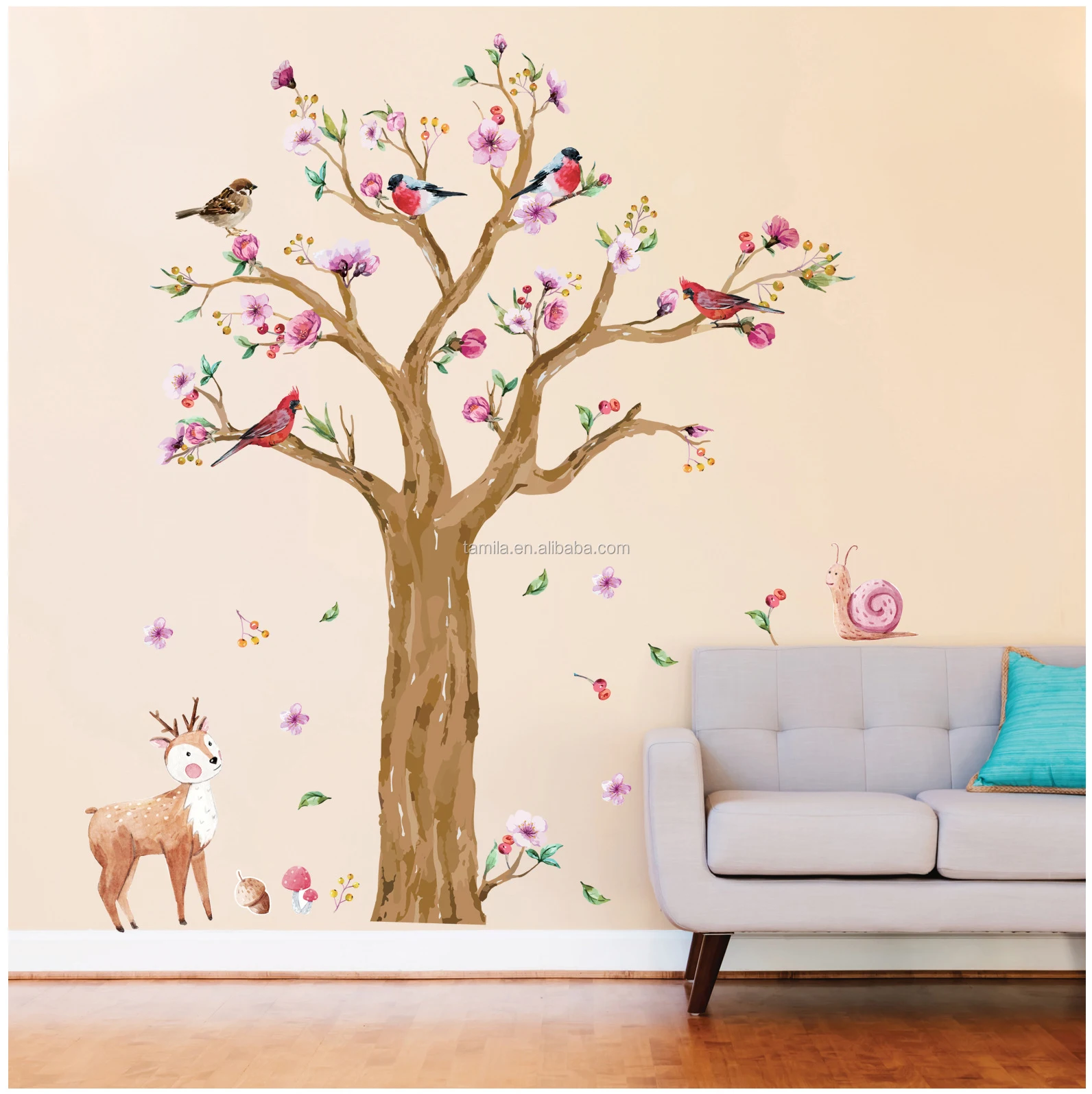 Wall Tattoo Tree Family Tree Wall Sticker Living Room Picture Frame 15 x 20  13 x 18 10 x 15 A4 Photo Wall 3D DIY Wall Sticker Wall Decoration Wall  Tattoo Tree