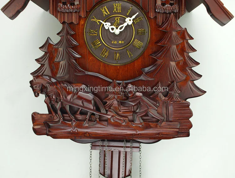 Antique Style Wooden Cuckoo Clock With Bird Come Out Buy Cuckoo Wall