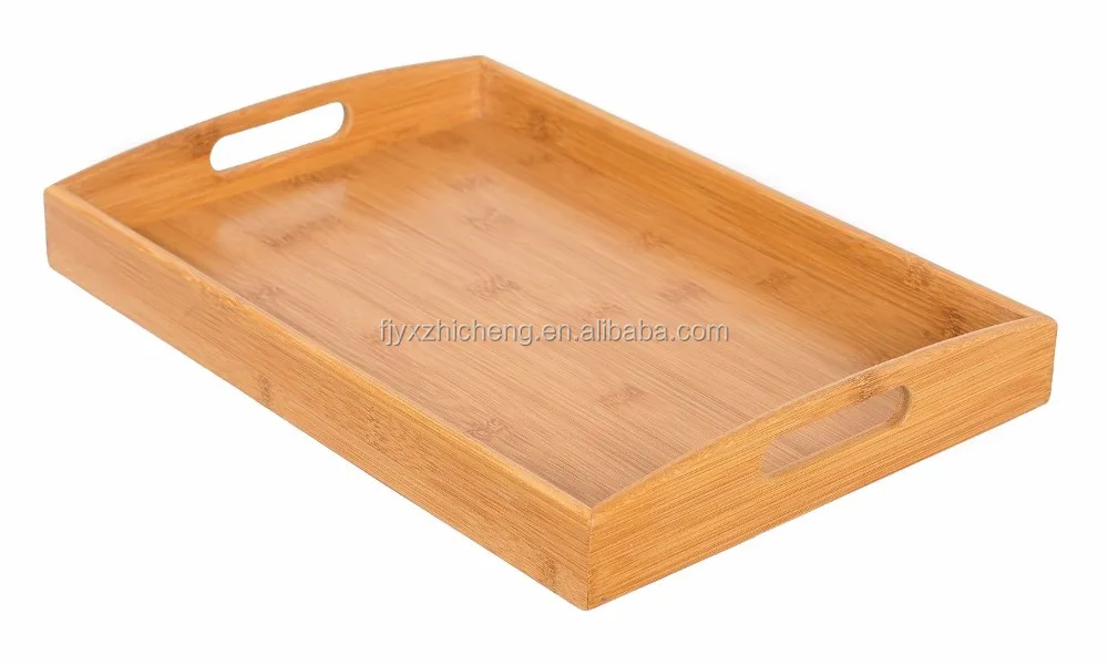 3pcs Round Bamboo Breakfast Bed Serving Tray With Handles Buy Round