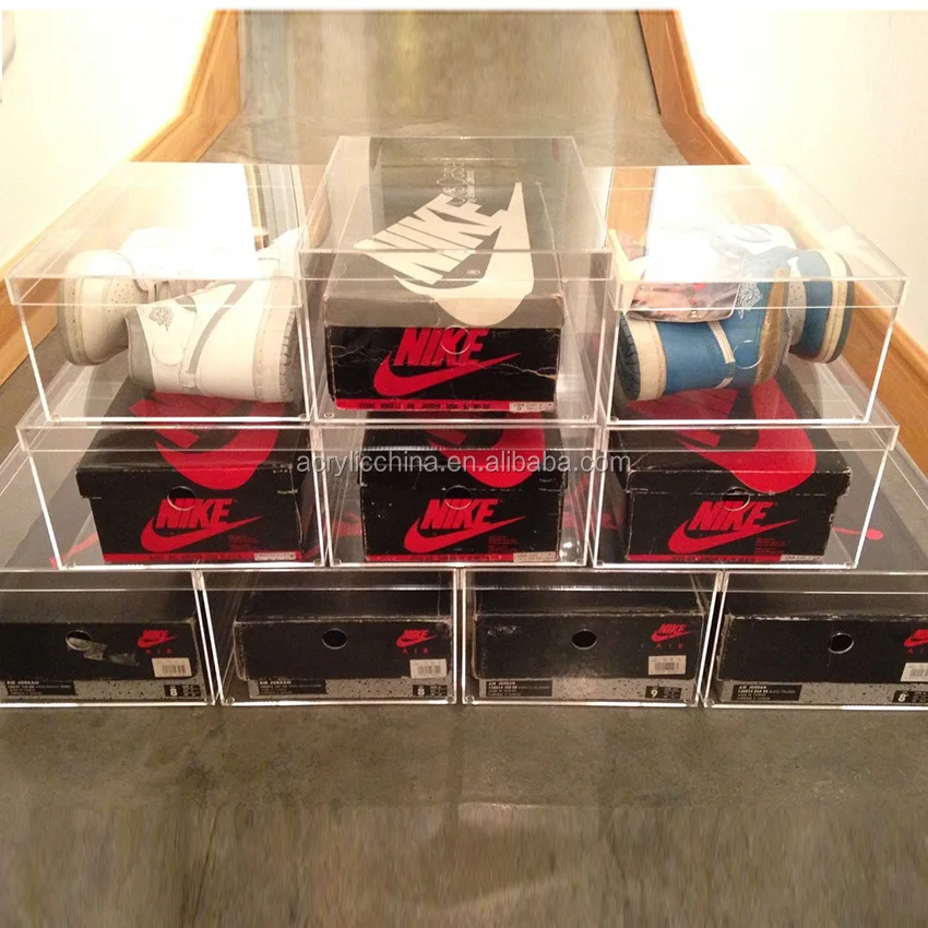 Stocked Glass Shoe Boxes,Storage Glass Acrylic Shoe Boxes Buy Shoe