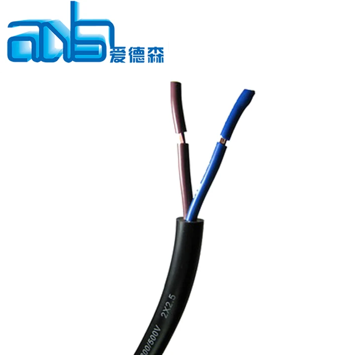 Copper Conductor 220 Volt Electrical Wire Pvc 2 Core 2.5 Sq Mm Cable