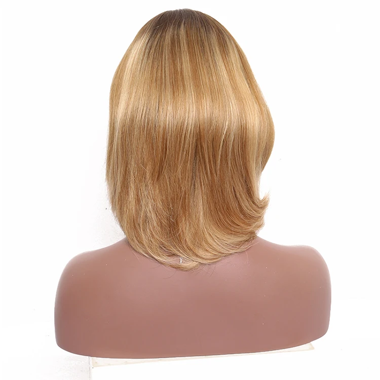 Jewish Wig European Virgin Hair Straight Human Hair Wigs Silk Top Side