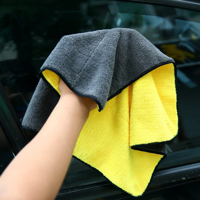 Details about   Yellow Car Towel Absorbent High-density Thickened Cleaning Towel Fiber Polyester 