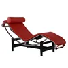 Classic High Quality LC4 Red Leather Chaise Lounge Chair