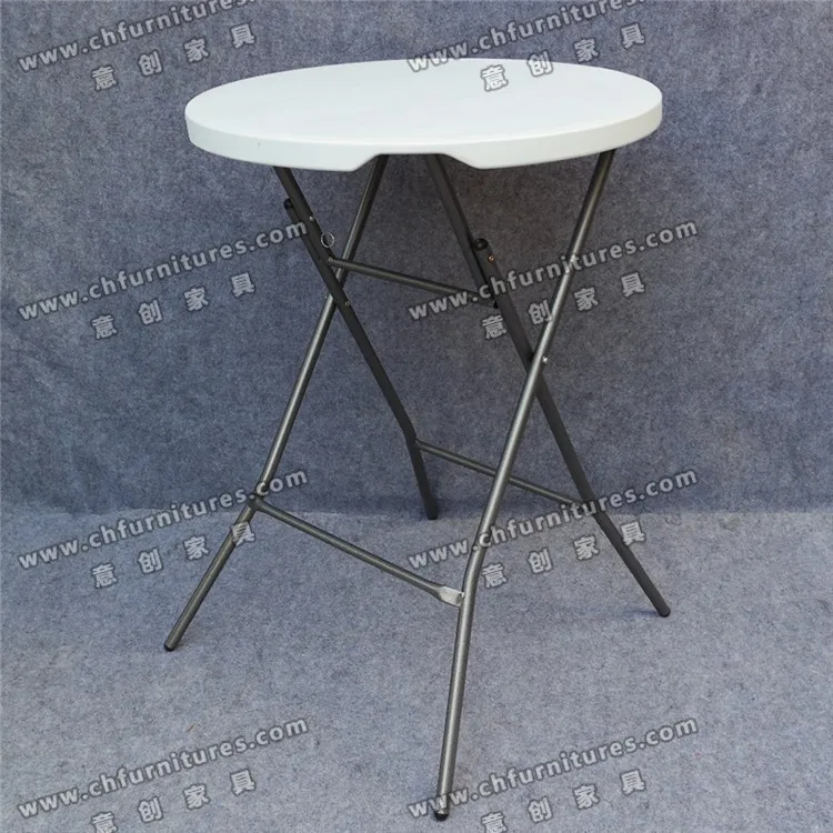 Dia 80cm Round Plastic High Bar Foldable Party Cocktail Table Buy