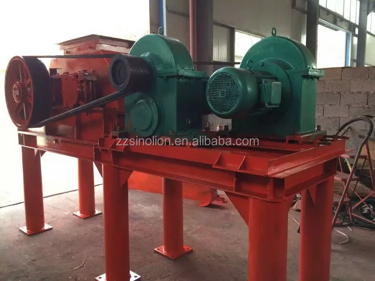 2PGC-500x750 double roller crusher for clay brick making machine