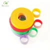 Durable hook and loop cable wire organizer with double loop cable tie