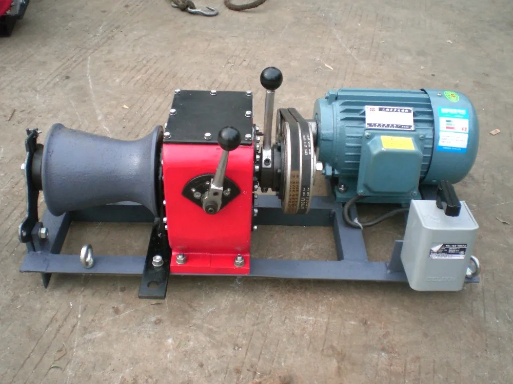 220v/380v Cable Pulling Machine Electric Wire Rope Winch For Sale 1ton Buy Electric Winch