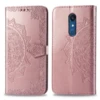 Embossed Mandala Leather Case for LG K7 K8 LTE K350 K350E Case for LG K8 K10 2017 Leon Magna Spirit X Power Case +Card Holder