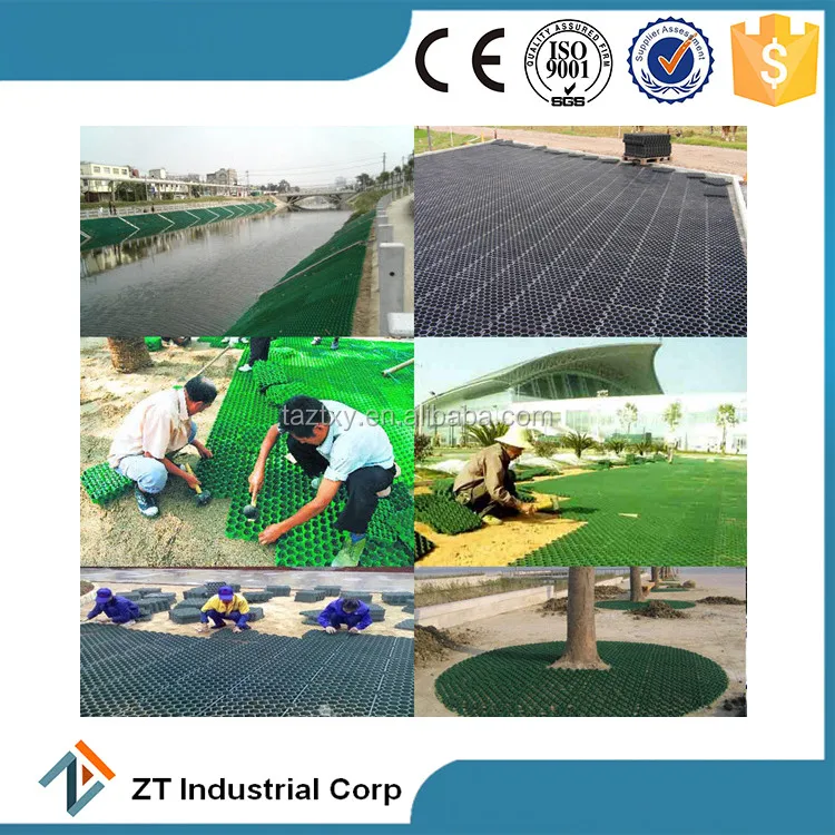 grass lawn grid hdpe plastic driveway pavers