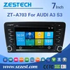 7 inch car dvd player multimedia car gps navigation system autoradio for AUDI A3 S3 dashboard placement car dvd player with GPS