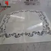 Trustworthy Vendor Geometric Figure Design Medallion Quartz Vanity Tops With Sink Pattern Stone Mosaic For Hotel Project