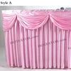 silk cake fitted table skirt clip designs for wedding party events birthday resturant table skirt