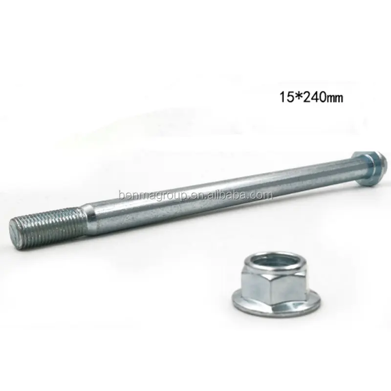 Oem Motorcycle Spare Parts 15*240mm Cg125 Zj125 Motorcycle Rear Axle