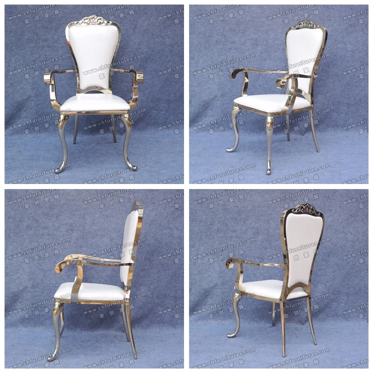 Yc-ss32-01china Cheap Luxury Wedding Gold King And Queen Throne Chairs