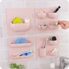 various style bathroom kitchen storage rack wall-mounted reusable paste hanging shelf rack manufacturer