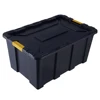 Stackable and nestable plastic storage containers bin