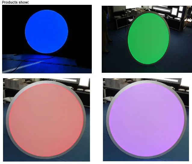 RGB Ceiling Lights New Products Round Panel LED Light