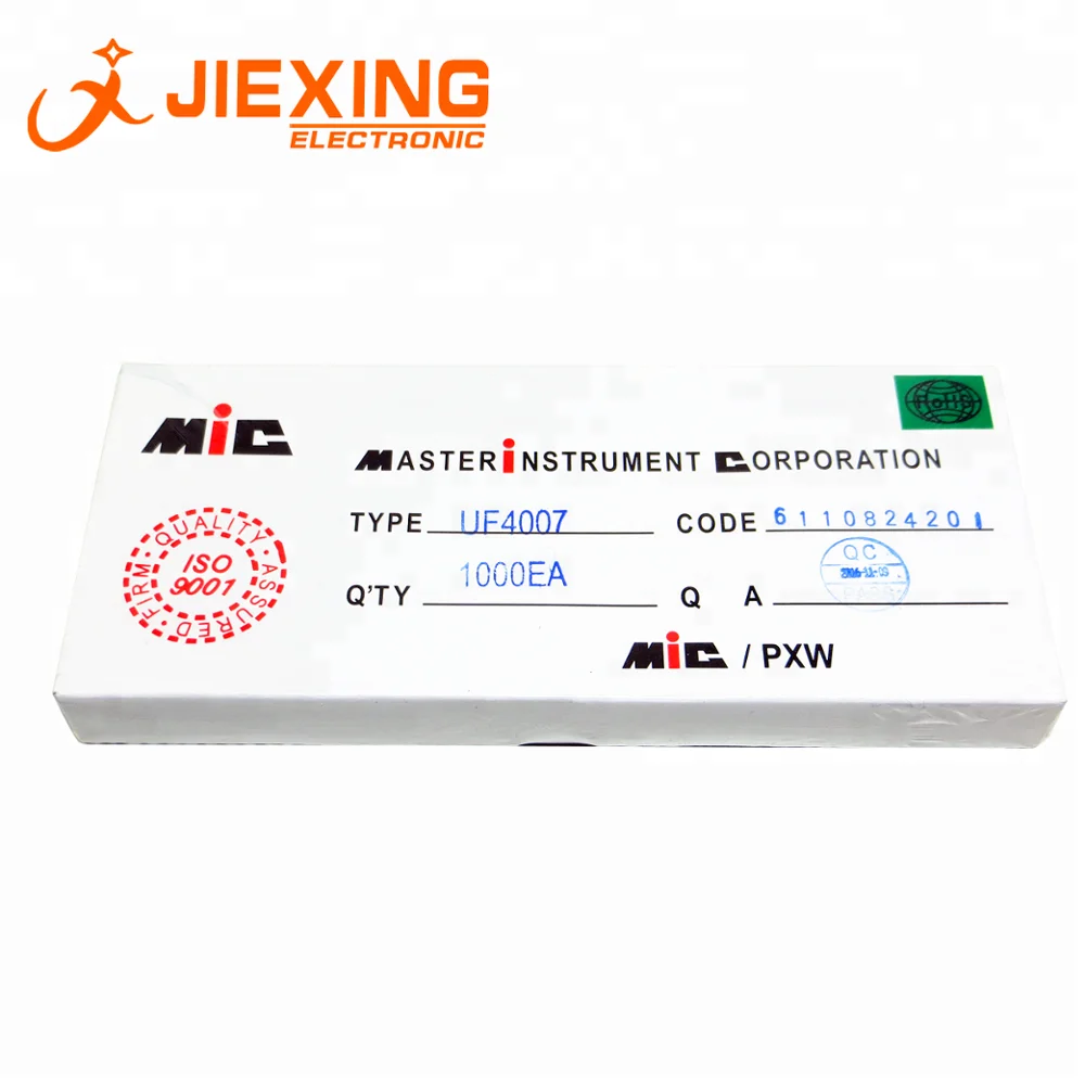 Uf4007 1a/1000v Do-41 Ultra-fast Recovery Diode - Buy Uf4007,4007 Diode ...