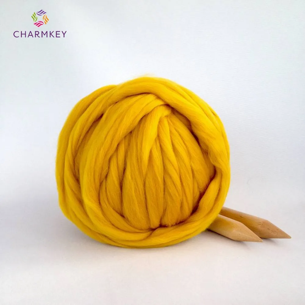 Merino Wool 23 Chunky Yarn / Xxl Knitting Yarn / Super Chunky Merino
