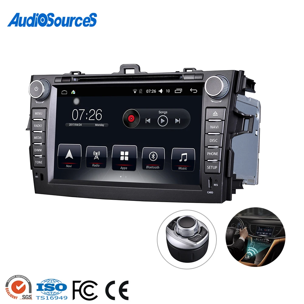 Best selling car dvd player for toyota corolla 2015 verso