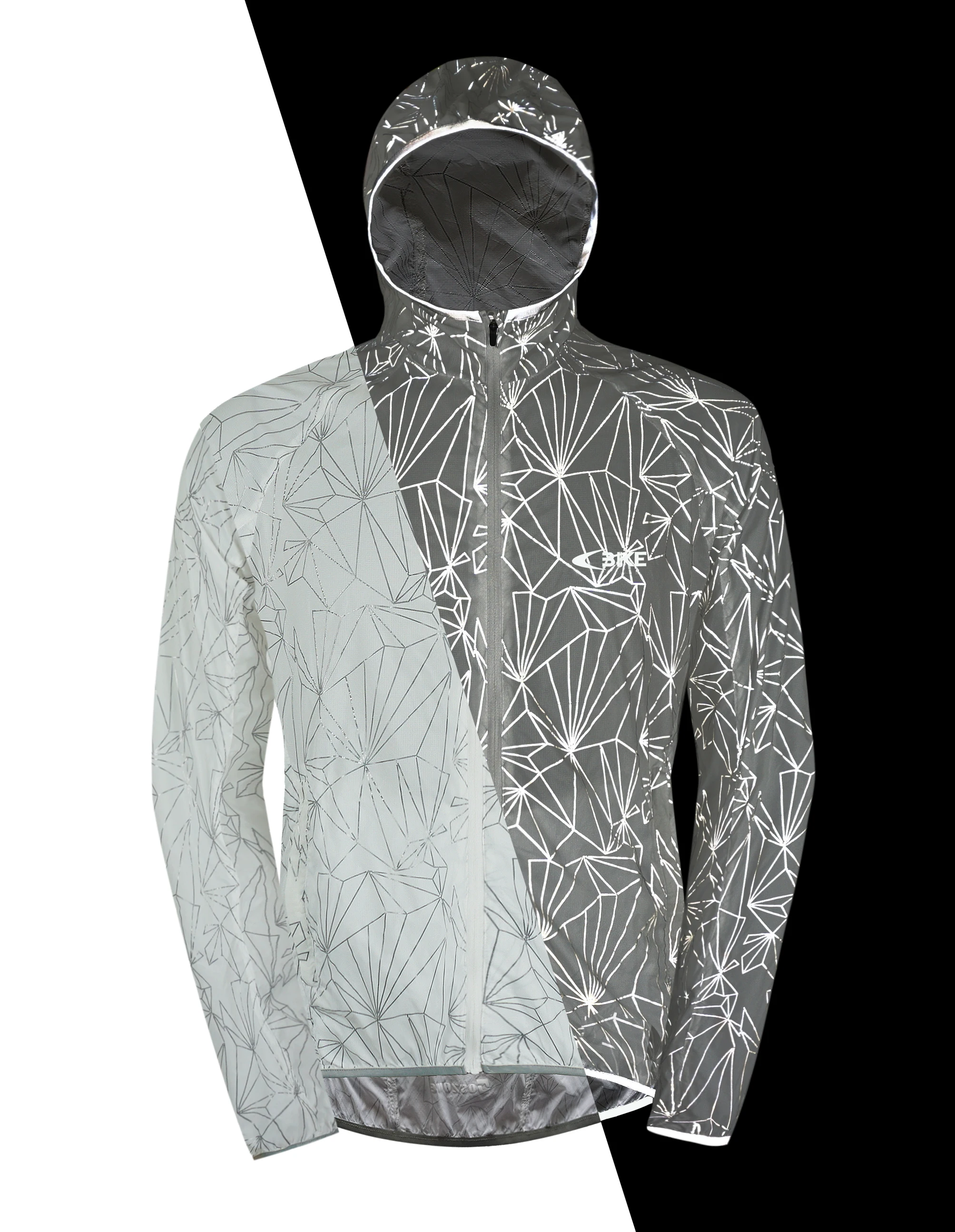 reflective running hoodie