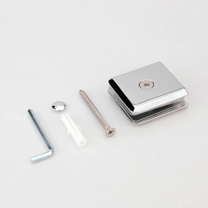 shower door glass clamp