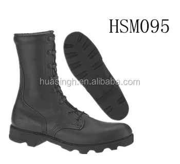 low black combat boots