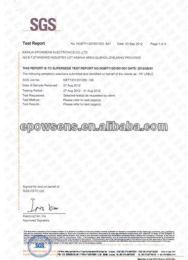 SGS Test Report-1